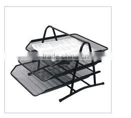 Hot Sale 2-Layers Metal Mesh Office Organizer/file tray/office tray