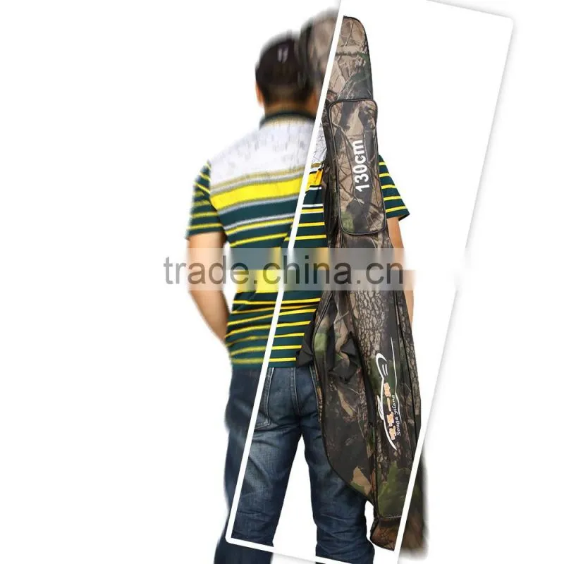1.3M 2 Layers Water Resistant Fishing Rod Tackle Fishing Bag