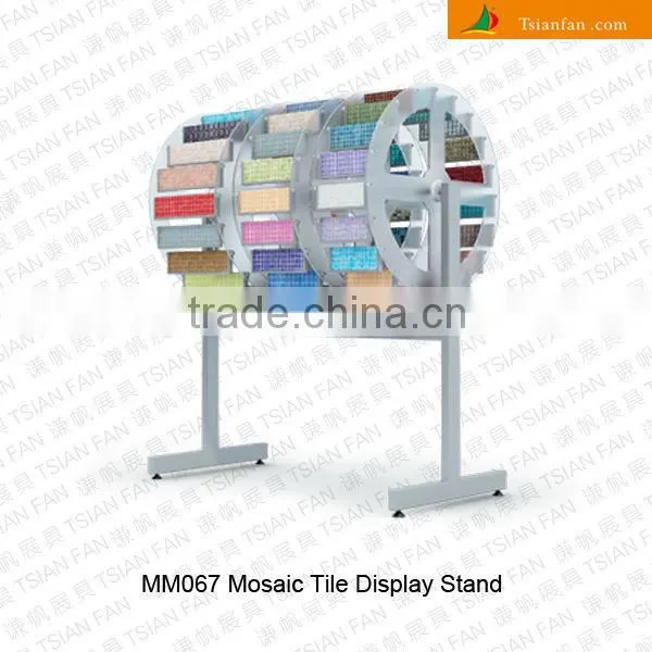 MM067 rotating Mosaic Tile display racks