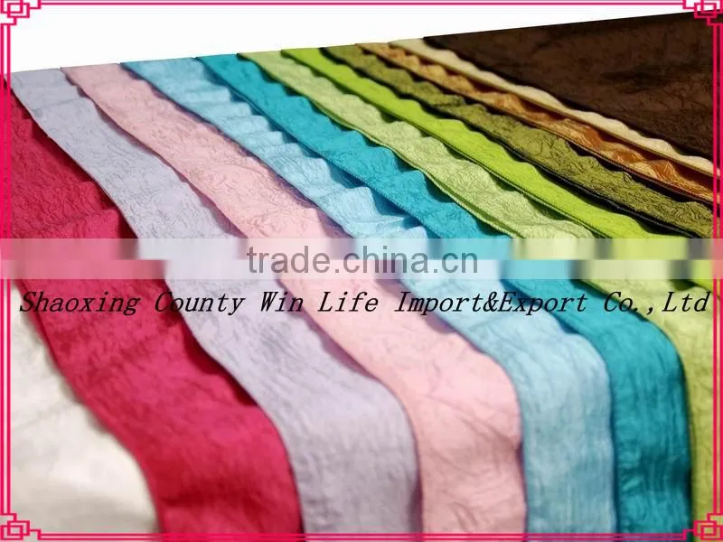 Pintuck satin chair sash wedding chair sash banquet chair sash