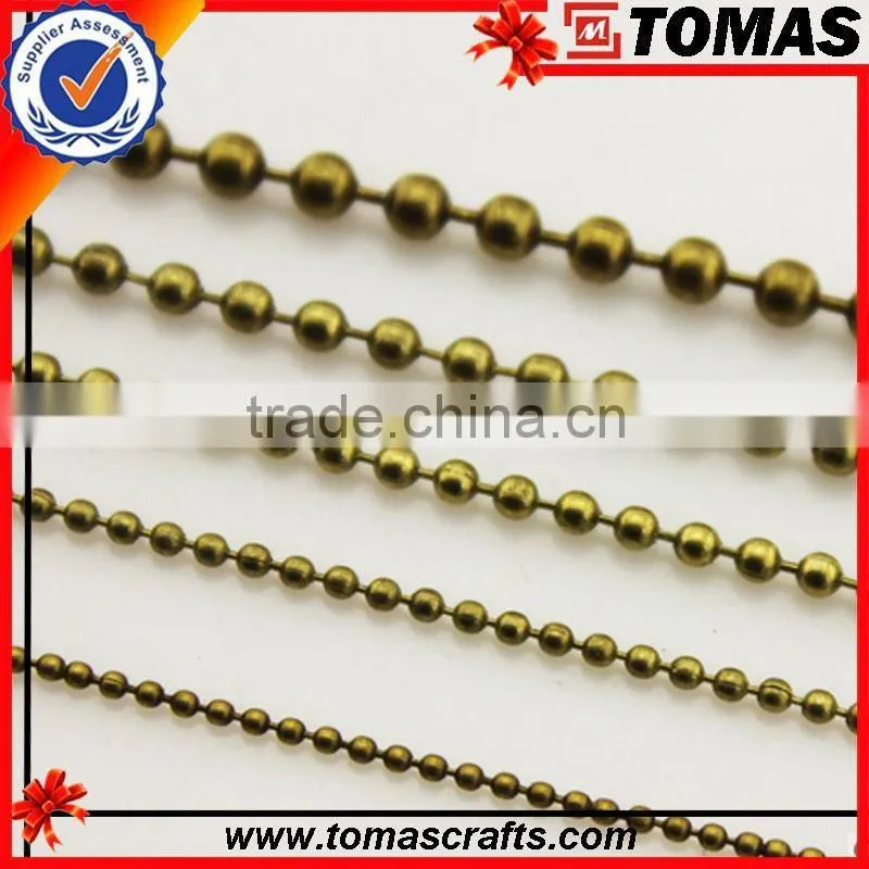 Guangzhou custom hot sale 1mm ball chain