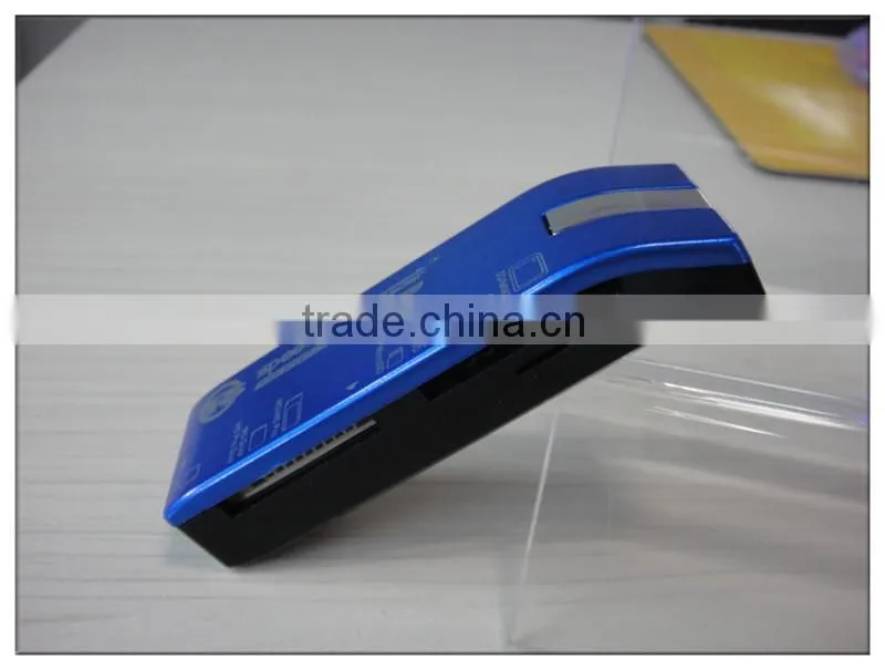 promotional custom logo all in1 usb 2.0 card reader with 4 slots(OS-CR109)