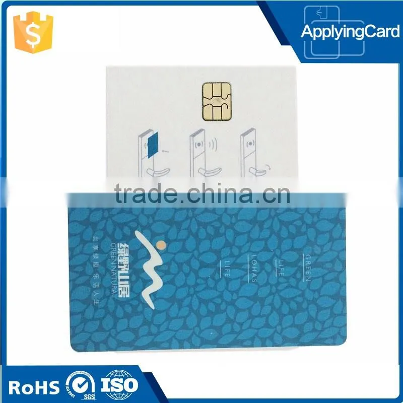 Good quality contact PVC IC card RFID Smart card for hotel/ parking/ room/ exibition access control