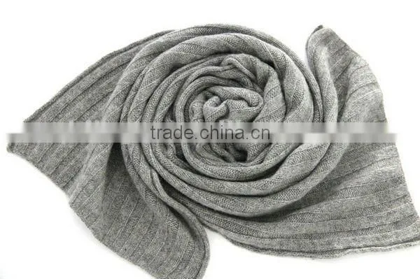 pure cashmere cardigan stitch knitted scarfs for men