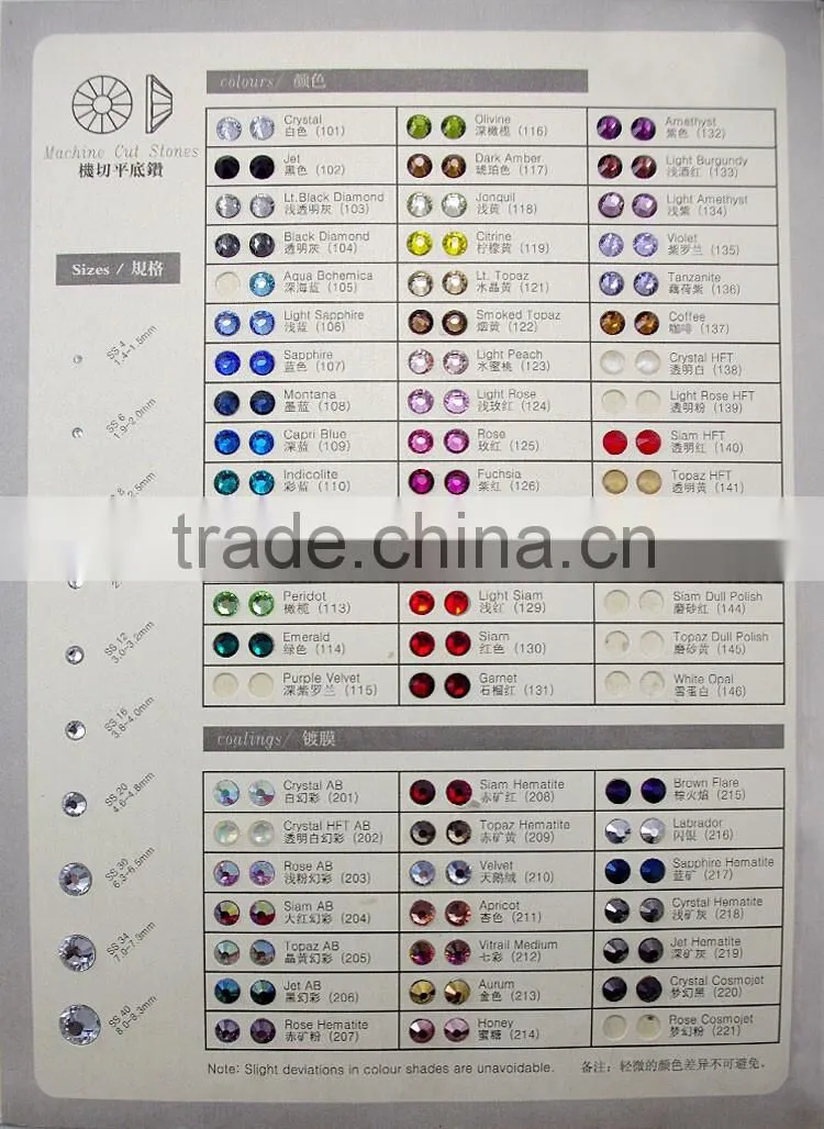 Indicolite hot fix DMC rhinestone, hot fix rhinestone,iron-on rhinestone
