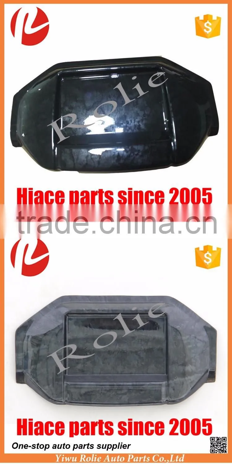 Toyota hiace 2005-2016 narror body limited 1695 carbon fiber black mahogany dashboard sun visor tray cover interior accessories