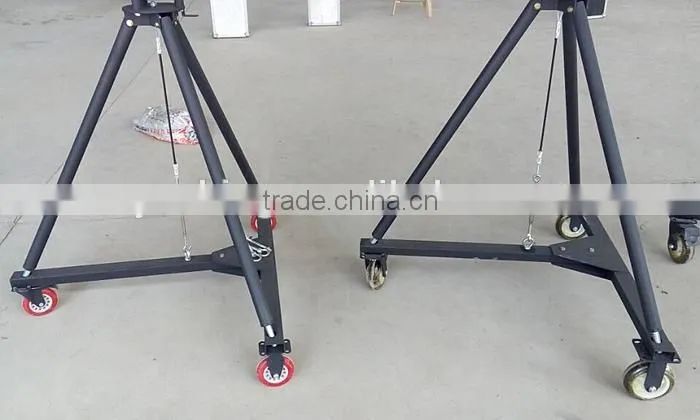 Professional 12m 2-axis motorized dutch head crane video camera jimmy jib crane