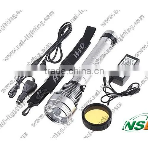 Aluminum Waterproof HID Torch Flashlight High Power Xenon HID Flashlight