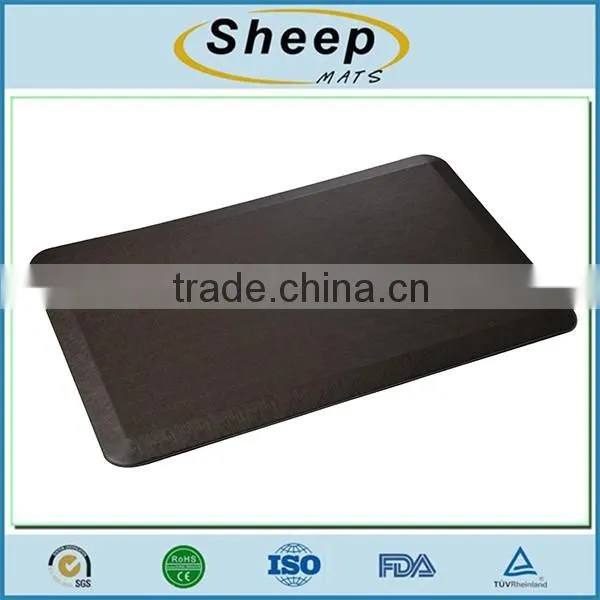 High quality waterproof price anti slip pu leather office floor mat meter