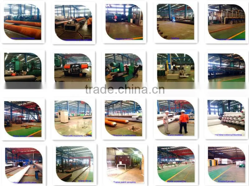 7308Nm3, ISO11120, 25Mpa for high-pressure CNG tube cascade skid tank