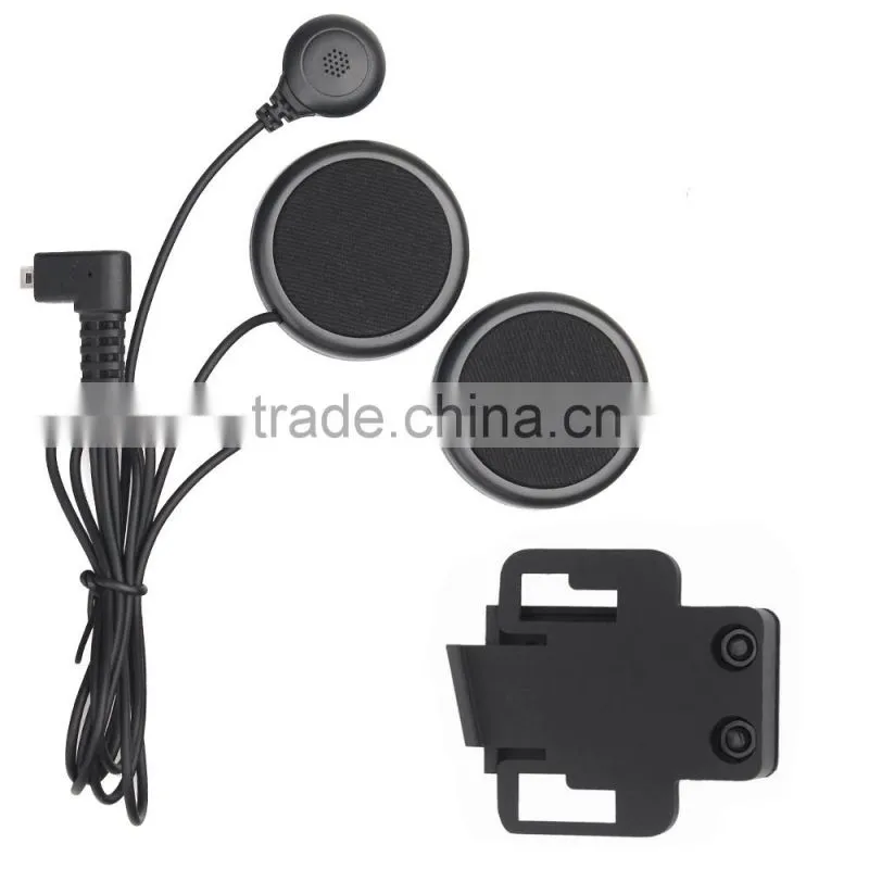 1 pcs BT Interphone Bluetooth helmet Intercom Headset Full Duplex intercomunicador bluetooth For 3 Rider 500M Intercom