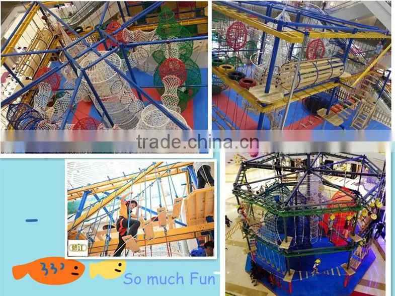 New Attraction!!! Funny Ropes Climbing Outward Development For Kids Activity Center