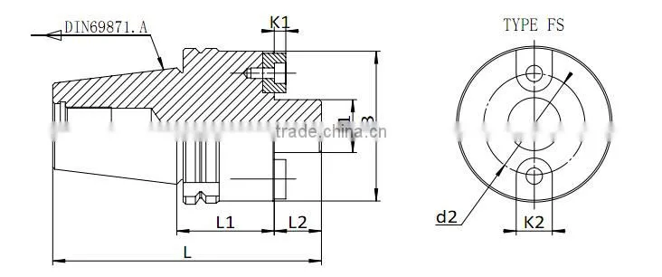 DIN69871 Shell Mill Holders