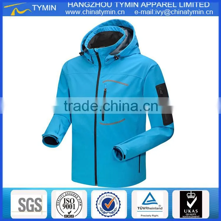 Fashion warm windbreaker sports men softshell winter