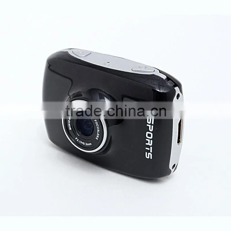 Outdoor waterproof full hd 1080p mini sport camera dvr