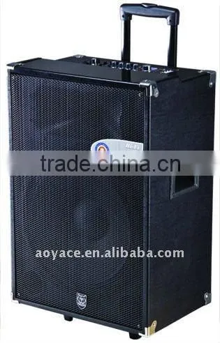 big portable rechargeable portable stereo speaker with usb/sd