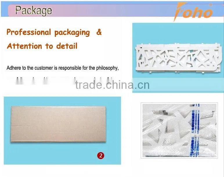 carved pattern household plastic storage rack in white color FH-BL0742