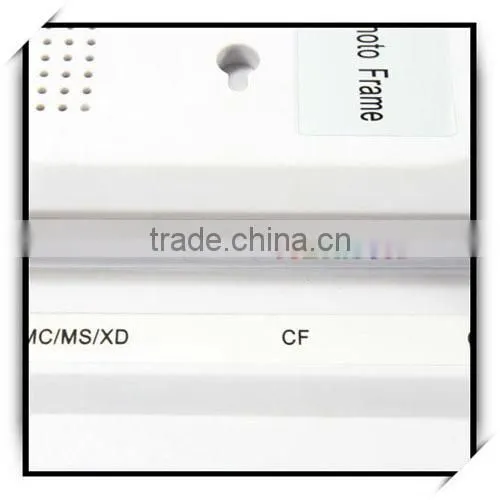 Hotsale 8 Inch LCD Wide Screen Brush Digital Photo Frame Silver