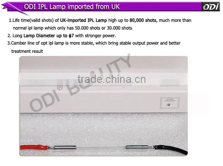 Portable ipl skin rejuvenation photofacial device for salon and home used
