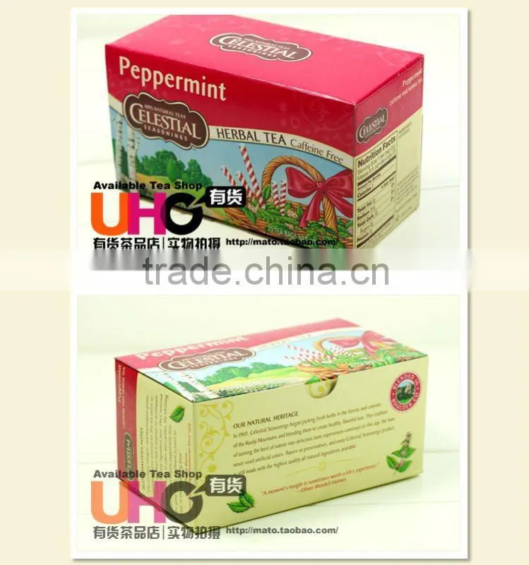 Peppermint tea bag
