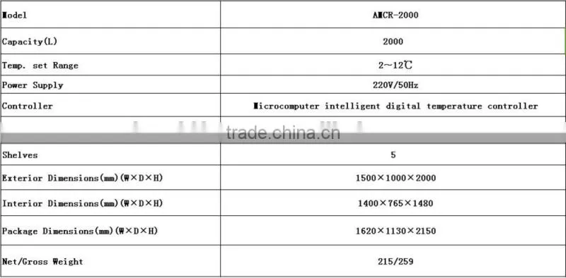 Hot sale double door upright freezer upright commercial freezer chromatography refrigerator