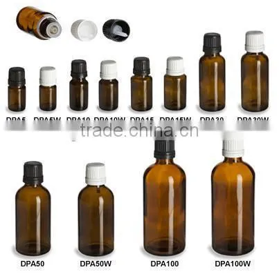 wholesale amber European Dropper Bottles