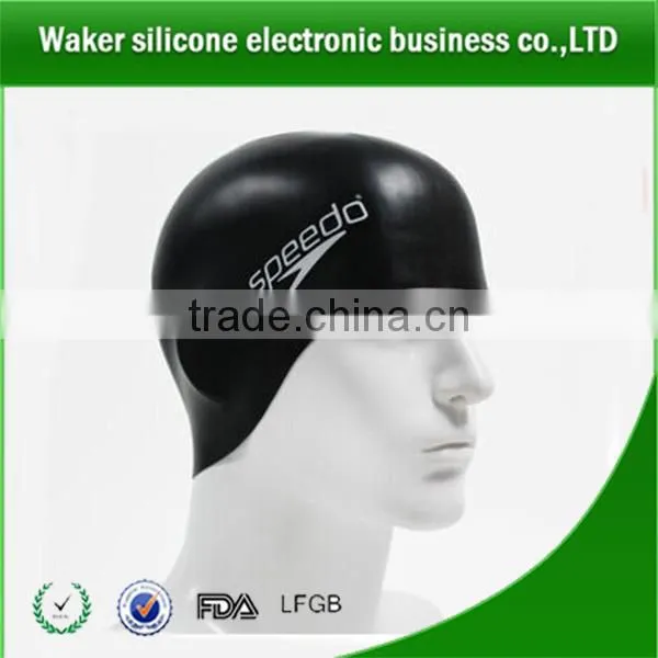 2017 hot summer with cool silicone swimming cap