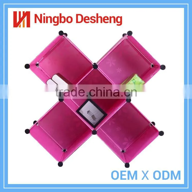 Magic diy wardrobe Interlocking foldable storage cube