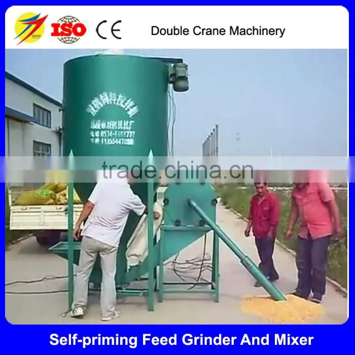 SMJ 1Ton/Batch Vertical Feed Mixer (with E-Motor),Output 2-3T/H