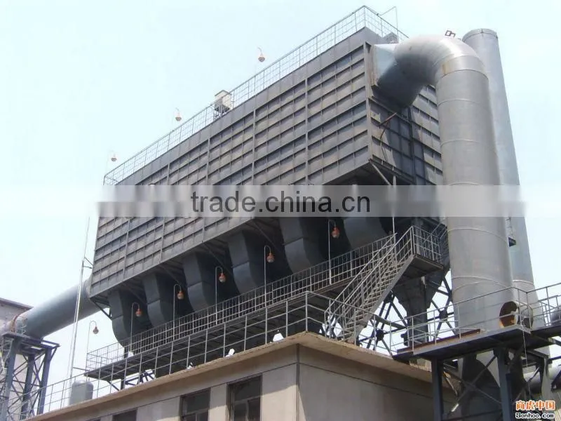 Rotary dryer production line induced fan and dust collector