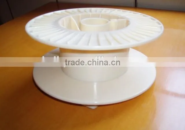 white plastic empty bobbin for filament packing