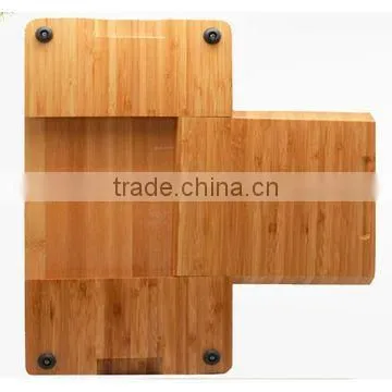 Picnic Bamboo Cheese Board Tool Set with Hidden Tool Drawer