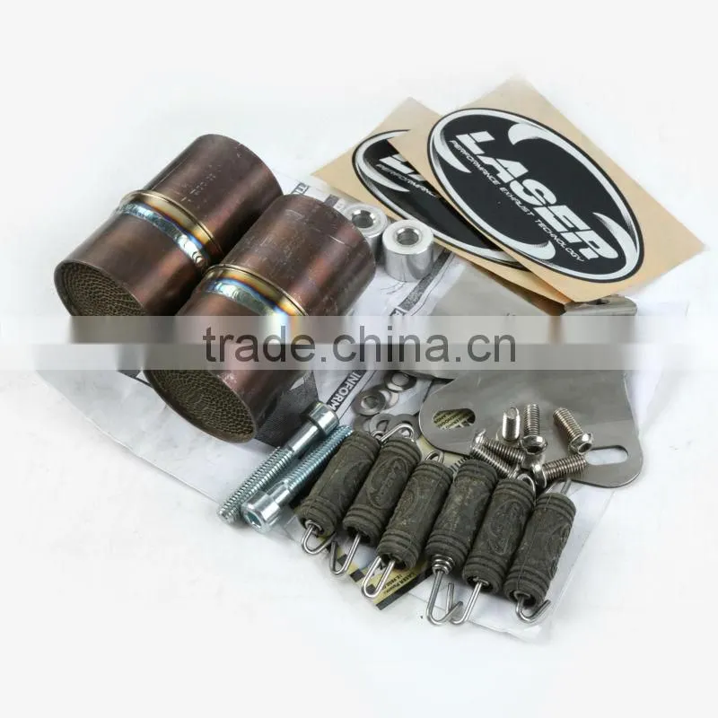 For DUCATI 1098 (S) 2007 Motorcycle Exhaust Pipe LASER Delta slip-on mufflerset