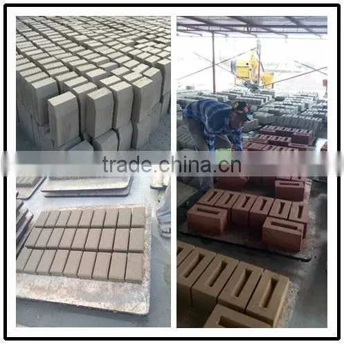 Small and cheap semi-automatic brick block making machine