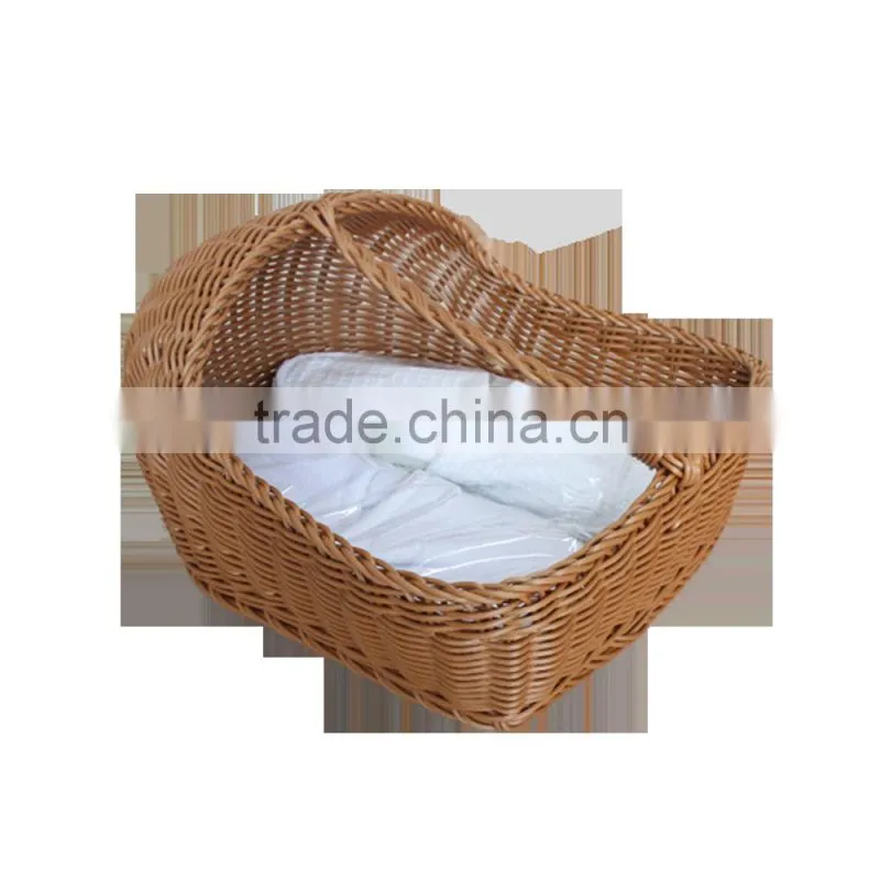 Factory supply high quality 100% handmade rattan shoes basket for home and hotel