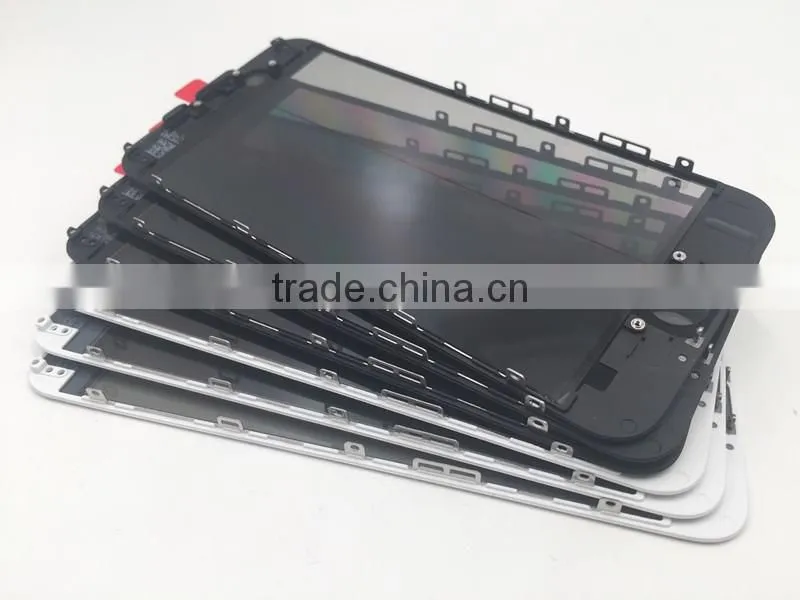 high quality for iphone polarizer oca frame with QR code with ear mesh with camera ring 2 in 1