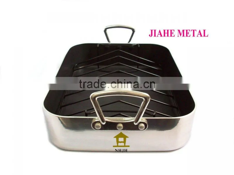BBQ baking pan High-quality aluminium rectangle Turkey Roaster