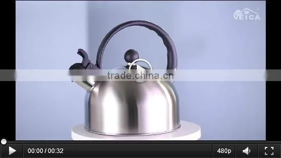 Wholesale 2.5L whistling kettle high quality stainless steel kettle