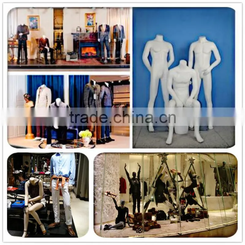 Window display fibreglass sports male mannequin for sale