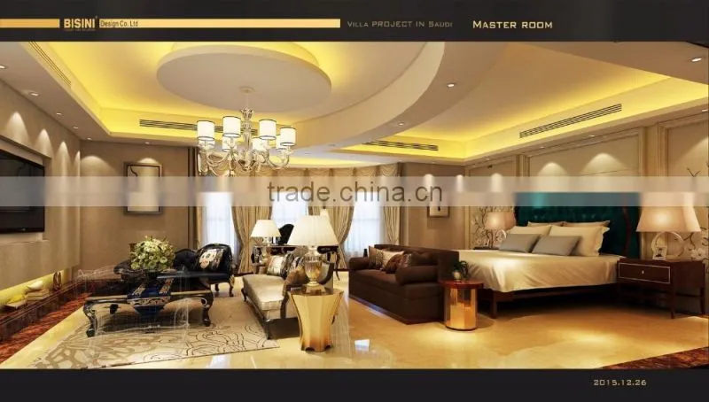 3D Interior Design For Master Room With Complete Bedroom Sets