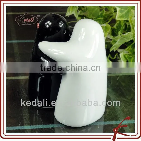 crab shape ceramic salt pepper set