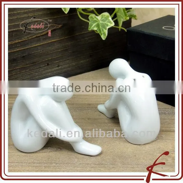 crab shape ceramic salt pepper set