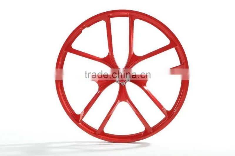 22inch lightest strongest magnesium alloy bike wheel /fixed gear type hub bike wheel