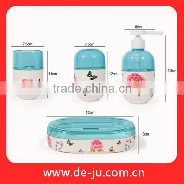 Transparent Cover PP Cheap Bathroom Accessories