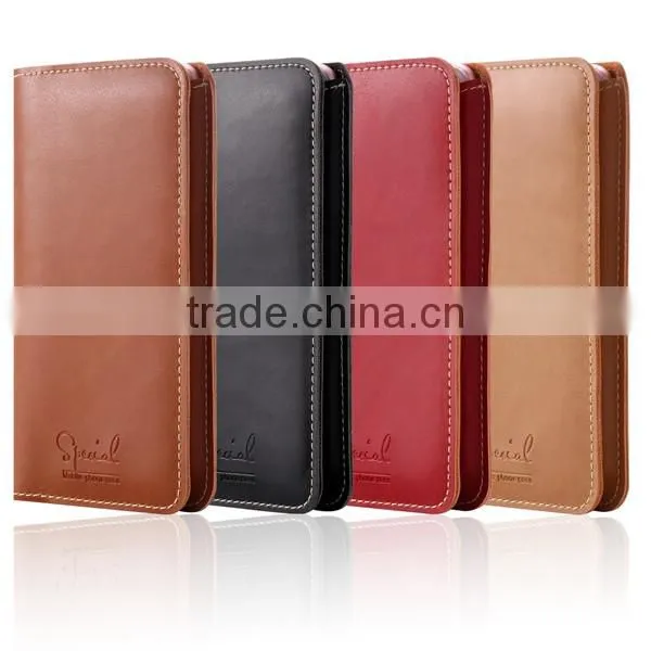 Flip PU leather handbag with wallet mobile phone bag For iPhone 7 leather holster