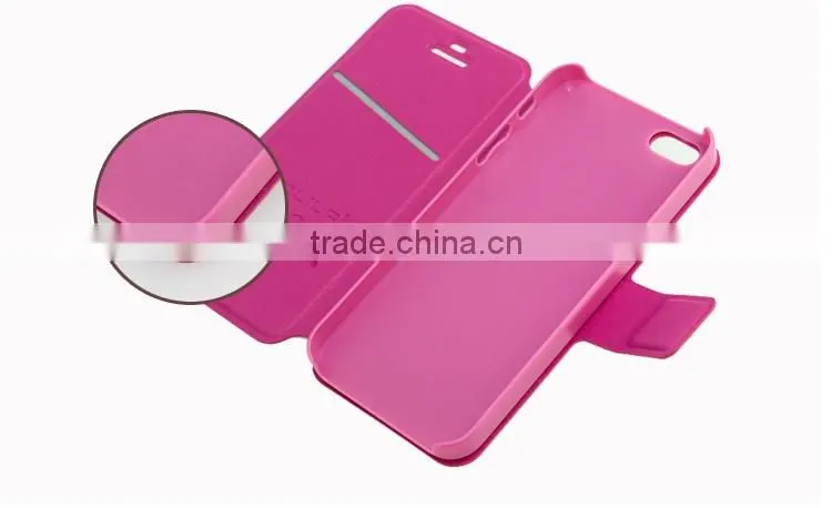 High quality wallet leather case flip PU leather phone case protective back covers for iPhone 5 5s