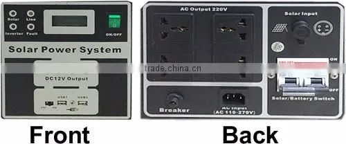 800W Portable Solar Power Box for AC Refrigerator Freezer