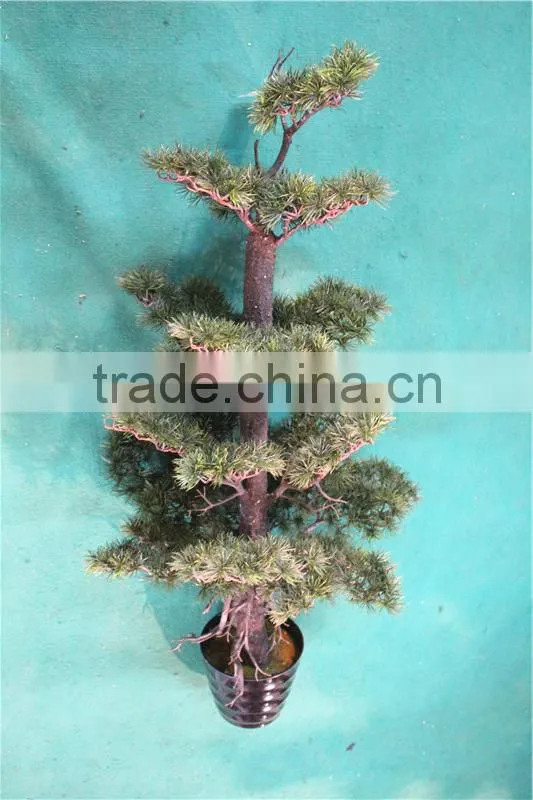 Home garden decoration 50cm to 160 cm hight small indoor canadian artificial green pot plastic similar pine trees ELSPZ02 0906