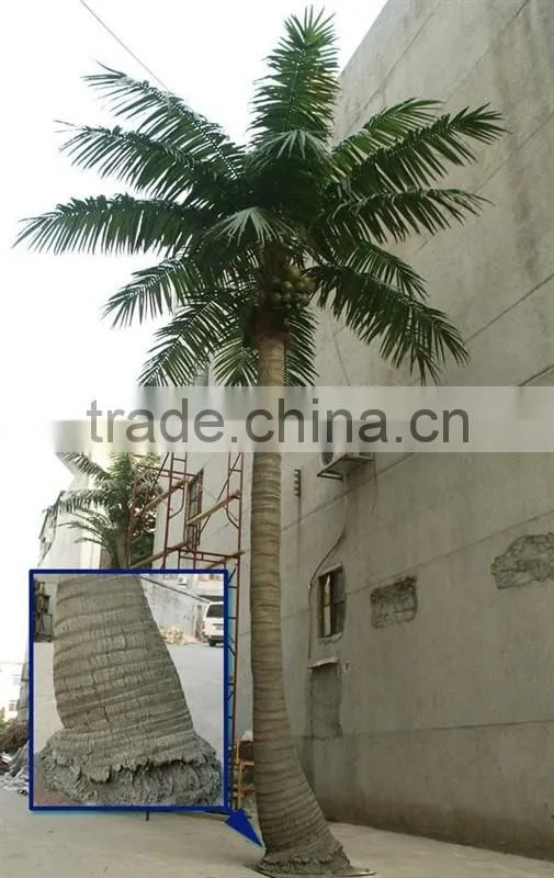 Home garden edging decorative 5ft to 16ft Height outdoor artificial green plastic palm trees EDS06 0840
