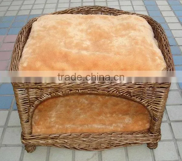 Wicker pet house / wicker cat cage / wicker pet bed & wicker doghouse